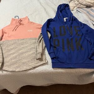 (2) EUC PINK VICTORIA SECRET BUNDLE XSMALL